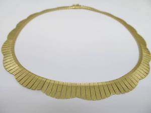 Genuine Vintage 18K Solid Gold Necklace&nbsp
