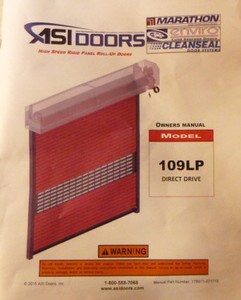 ASI Doors High Speed Rigid Panel 8 X 12  Roll-Up Door