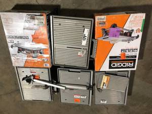 Lot of Assorted Ridgid Tile Saw Cutters  Customer Returns See Pictures