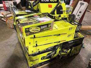 Pallet of Assorted Lawn Care Items Various Models and Conditions  Customer Returns See Pictures