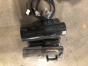 Lot of 2 Assorted Propane Forced Air Heater   Various Models and Conditions   Customer Returns See Pictures