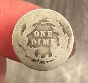 lot 47 image: 1877 Dime