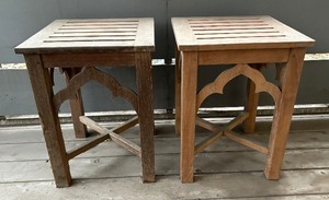 lot 100A image: Pair of Kingsley-Bate Teak Side Tables