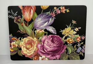lot 74 image: Set of 4 MacKenzie-Childs Floral Placemats