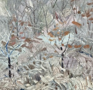 lot 91 image: Snowy Breezes Original Painting by Albert H. Krehbiel