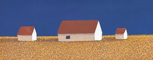lot 137 image: Summer Gold Limited Edition Framed Wood Cut Print by Charles Beck