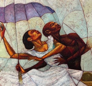lot 162 image: Dance Framed Print by Sidney Carter