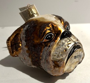 lot 171 image: Slavic Treasures English Bulldog Ornament