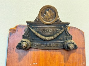 lot 43 image: Vintage Dow Jones & Co Ticker Tape Clipboard