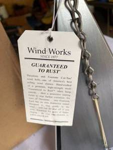 lot 316 image: Windworks 12 Inch Metal Wind Chime