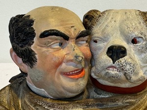 lot 1 image: Antique Vienna Cold Painted Bronze Double Ink Stand