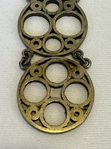lot 243 image: Vintage Geometric Design Watch Fob