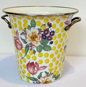 lot 246 image: Mackenzie-Childs Buttercup Ice Bucket- New