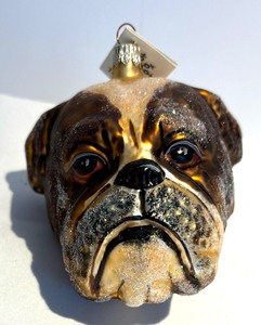 lot 220 image: Slavic Treasures English Bulldog Ornament