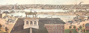 lot 223 image: Vintage Framed Print of Minneapolis, Minnesota