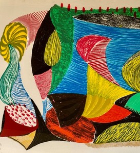 lot 344 image: David Hockney, Above and Beyond Limited Edition Framed Screen Print