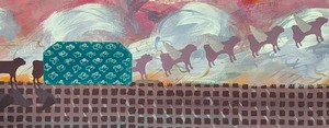 lot 355 image: Unframed Trance Formation 39 Original Artwork