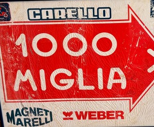 lot 406 image: Carello 1000 Miglia Framed Print