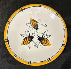 lot 418 image: Two Pottery Plates by Karin Kraemer