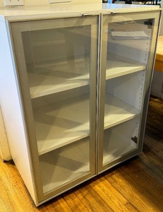 lot 505 image: Petite Double Door Glass Cabinet