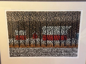 lot 508 image: Framed Artwork by Charles Beck entitled Early Snow, Studio Edition