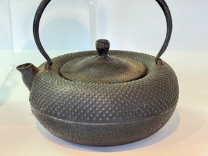 lot 446 image: Three Japanese Metal Teapots