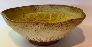 lot 449 image: Artisan Crafted Pottery Bowl