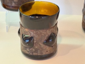 lot 435 image: Four Unique Art Glass Tumblers