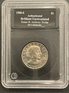 lot 7 image: 1980-S Susan B. Anthony Dollar Brilliant Uncirculated