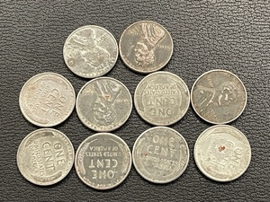 lot 13 image: 1943 Steel Cents