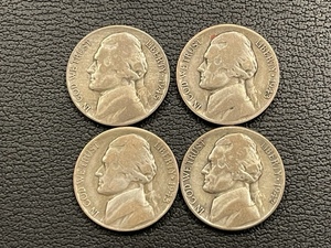 lot 27 image: Jefferson Silver War Nickels