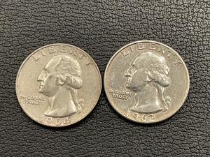 lot 30 image: Washington Silver Quarters