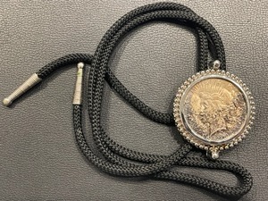 lot 45 image: 1923 Peace Dollar Bolo Tie