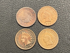 lot 71 image: Indian Head Cents