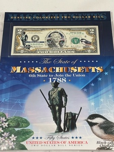 lot 48 image: Massachusetts $2 Dollar Bill