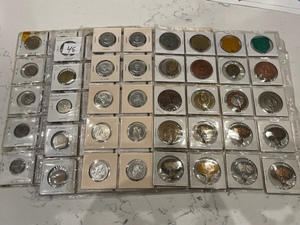 lot 52 image: Lot of Tokens and Medals