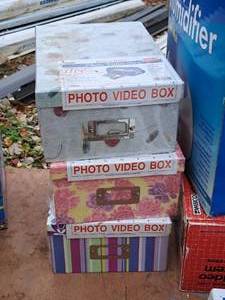lot 357 image: Lot of (3) Photo Video Boxes