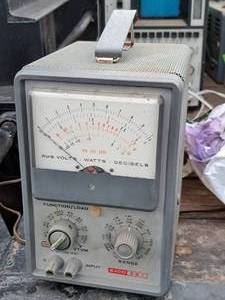 lot 397 image: Eico Volt-Watt-Decibles Meter 261