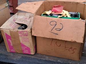 lot 439 image: Lot of (2 Boxes) Various Radio Tubes