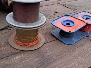 lot 446 image: Lot of (4 Partial Spools) 18AWG Wire