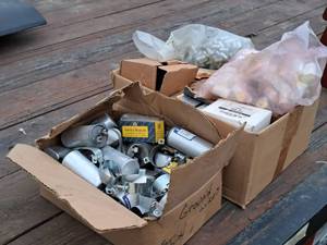 lot 445 image: Lot of (2 Boxes) Capacitors and Resistors