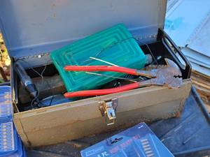 lot 331 image: Tool Box with Hand Tools