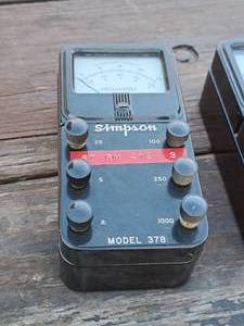 lot 451 image: Simpson Milliamperes Meter 378