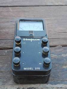 lot 452 image: Simpson Amperes Meter 375