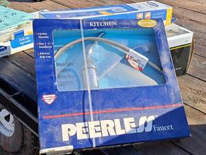 lot 477 image: Peerless Kitchen Faucet (in original packaging)