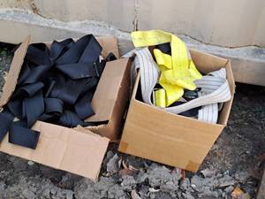 lot 488 image: Lot of (1 Box) Replacement Seat Belts and Straps
