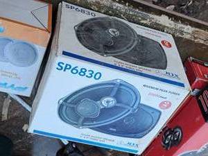 lot 503 image: Lot of (1 Box) JDX Three Way Flush Mount Stereo Speakers SP6830