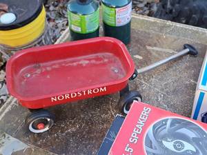 lot 506 image: 12-12 Nordstroms Metal Pull Wagon