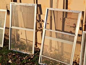lot 582 image: Lot of (2) Storm Windows