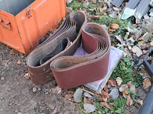 lot 530 image: Lot of  Assorted Sanding Belts